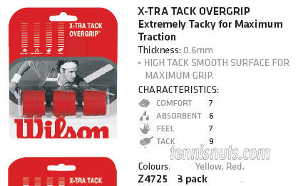 Wilson X-Tra Tack overgrip