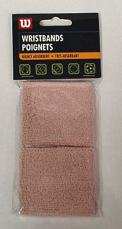 Wilson Single Width Pink Wristband
