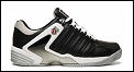 K-Swiss Mens Kenroy Tennis Shoes Black/Grey (rrp �55)