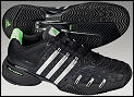 Adidas Mens Barricade (V) 5 Black/Lime