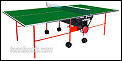 Butterfly Indoor Home Rollaway Table Tennis Table SET - Green