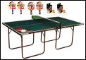 Butterfly Start Sport Table Tennis Table Set - Green