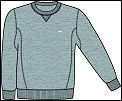 Nike Mens Fleece Crew Grey (rrp �24.99)