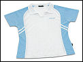 Head Womens Badminton Polo White/Blue (rrp �20)