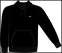 Nike Mens Fleece Hoody Black (rrp �29.99)