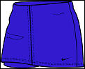 Nike Womens Team Club Power Skirt Concorde Purple