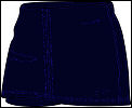 Nike Womens Club Power Skirt Dark Navy/White 08