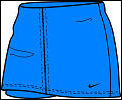 Nike Womens Club Power Skirt 01/08 Blue