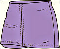 Nike Womens Club Power Skirt 05/08 Light Plum