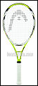 Head Nano Ti Fire lime green Tennis Racket 08 (rrp �70)