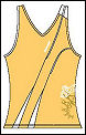 Babolat Girs' Performance Tank Gold