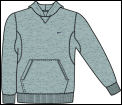 Nike Kids Fundamentals Hoody Grey (rrp �22)