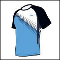 Nike Mens Dri-Fit Power Crew Black/Blue/White (rrp �29.99)