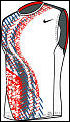 Nike Mens Dri-Fit Sublimated Sleeveless 01/08 White/Red