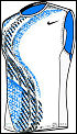 Nike Mens Dri Fit Sublimated Sleeveless Nadal Top 01/08 White/Blue (rrp �25)