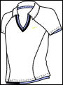 Nike Girls Tennis Statement Polo 04/08 White/Lilac