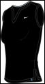 Nike Womens Team Club Sleeveless 01/08 Black/White