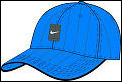 Nike Mens Dri Fit Control Pinstripe Cap Blue