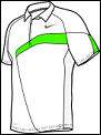 Nike Mens Dri-Fit Advantage Polo 05/08 White/Green