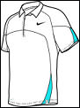 Nike Mens Dri-Fit Velocity Polo 08 White/Black