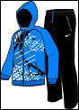 Nike Mens Dri Fit Power Warm-Up Blue/Dark Navy