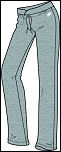 Nike womens Jersey pant - grey heather