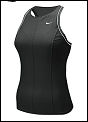 Nike Womens Sharapova Singles Sleeveless 04/08 Black/White