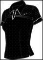 Nike Womens Set Point Polo 04/08 Black/White
