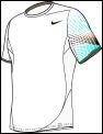 Nike Mens Dri-Fit Power Crew 04/08 White/Olive Khaki