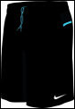 Nike Mens Dri-Fit Power Shorts 04/08 Black/Vivid Blue