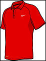 Nike Mens Dri-Fit London Polo Red