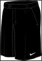 Nike Mens Dri-Fit Control Short Black/White