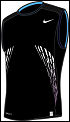 Nike Mens Dri-Fit Power Sleeveless Navy/White