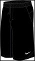 Nike Mens Dri-Fit Longer Length Shorts Black/Red