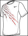 Nike Mens Dri-Fit Motion Top White/Black