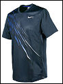 Nike Mens Dri-Fit Motion Top Navy/White