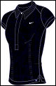 Nike Womens Athlete Short Sleeve Polo Navy