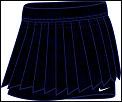 Nike Womens Athlete Skirt Navy/White