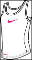 Nike Girls' Sport Sleeveless Top White/Berry