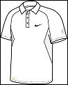 Nike Boys' Tennis Wimbledon Polo White/Navy
