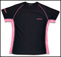 Carlton Womens Aeroflow Traning Shirt Black (rrp �20)