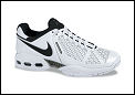 Nike Mens Air Max Breathe Cage II White/Black Tennis Shoes