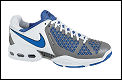 Nike Mens Air Breathe Cage II White/Varsity Blue Tennis Shoes