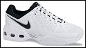 Nike Kids Air Max Breathe Cage II Tennis Shoes 08 White/Black