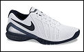 Nike Mens Air Zoom Vapour V Men's White/Navy Tennis Shoes