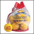 Slazenger Indoor foam balls (1 doz @ �18/doz)