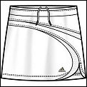 Adidas Women's Edge Skort 06/08