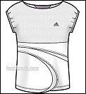 Adidas womens Edge Capsleeve top 08