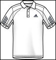 Adidas Mens Comp Trad Polo 06/08 White/Navy