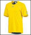 Adidas Mens Comp Tee 07/08 Yellow/Dark Navy